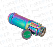 Load image into Gallery viewer, NRG 700 Series M12 X 1.25 Steel Lug Nut w/Dust Cap Cover Set 21 Pc w/Locks & Lock Socket - Neochrome Lug Nuts NRG
