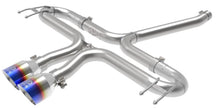 Load image into Gallery viewer, aFe Takeda 2-1/2in 304 SS Axle-Back Exhaust w/Blue Flame Tips 17-20 Honda Civic Sport L4-1.5L (t) Axle Back aFe