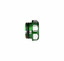 Load image into Gallery viewer, Sinister Diesel 13-17 Dodge/Ram 6.7 Cummins Billet Fuel Plug - Green Oil Caps Sinister Diesel