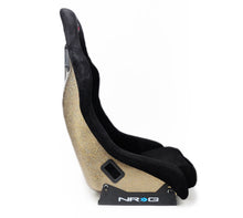Load image into Gallery viewer, NRG FRP Bucket Seat ULTRA Edition - Medium (Black Alcantara/Gold Glitter Back) Race Seats NRG