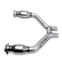 Load image into Gallery viewer, BBK 2015-16 Mustang V6 Short Mid H Pipe With Converters (To Be Used With 1642 Series Headers) H Pipes BBK