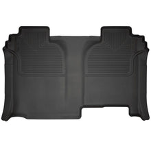 Load image into Gallery viewer, Husky Liners 19-23 Chevrolet Silverado 1500 CC WeatherBeater Black 2nd Row Floor Liners Floor Mats - Rubber Husky Liners