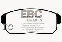 Load image into Gallery viewer, EBC 02-03 Infiniti G20 2.0 Redstuff Rear Brake Pads Brake Pads - Performance EBC
