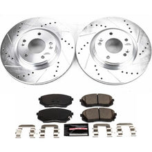 Load image into Gallery viewer, Power Stop 16-19 Hyundai Sonata Front Z23 Evolution Sport Brake Kit Brake Kits - Performance D&S PowerStop