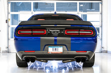 Load image into Gallery viewer, AWE Tuning 2017+ Dodge Challenger 5.7L Track Edition Exhaust - Diamond Black Quad Tips Catback AWE Tuning