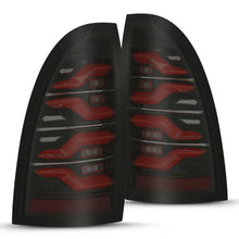 Load image into Gallery viewer, AlphaRex 05-15 Toyota Tacoma LUXX LED Taillights Blk/Red w/Activ Light/Seq Signal Headlights AlphaRex