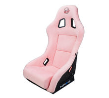 Load image into Gallery viewer, NRG FRP Bucket Seat Prisma Edition w/ Pearlized Back and Pink Alcantara (Medium) Race Seats NRG