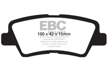 Load image into Gallery viewer, EBC 12 Hyundai Elantra 1.8 Yellowstuff Rear Brake Pads Brake Pads - Performance EBC