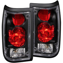 Load image into Gallery viewer, ANZO 1986-1993 Mazda B2000 Taillights Black Tail Lights ANZO