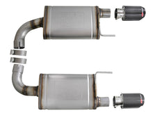 Load image into Gallery viewer, aFe MACH Force Xp SS Axle Back Exhaust System w/ Carbon Fiber Tips 15-17 Ford Mustang GT V8-5.0L Axle Back aFe