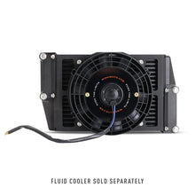 Load image into Gallery viewer, Mishimoto Universal 10in. Heavy-Duty Oil Cooler Fan Shroud - Micro Wrinkle Black Fans & Shrouds Mishimoto