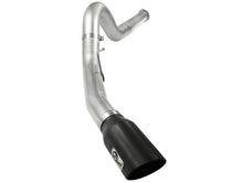 Load image into Gallery viewer, aFe Atlas 5in DPF-Back Aluminized Steel Exh Sys Ford Diesel Trucks 11-14 v8-6.7L td wrinkled blk tip DPF Back aFe