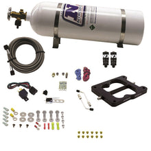 Load image into Gallery viewer, Nitrous Express Q-Jet/Holley Spread Bore Hitman Nitrous Kit (100-150-200HP) w/15lb Bottle Nitrous Systems Nitrous Express