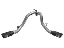 Load image into Gallery viewer, aFe LARGE Bore HD 4in Dual DPF-Back SS Exhaust w/Black Tip 16-17 GM Diesel Truck V8-6.6L (td) LML DPF Back aFe