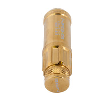 Load image into Gallery viewer, NRG 700 Series M12 X 1.25 Steel Lug Nut w/Dust Cap Cover Set 21 Pc w/Locks & Socket - Chrome Gold Lug Nuts NRG