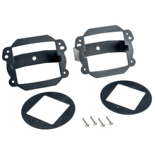Load image into Gallery viewer, Oracle Jeep JK Fog Light to Cube Light Conversion Mount Brackets (Pair) w/ Bezel SEE WARRANTY Brackets ORACLE Lighting