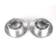 Load image into Gallery viewer, Power Stop 05-12 Ford F-350 Super Duty Rear Evolution Drilled & Slotted Rotors - Pair Brake Rotors - Slot & Drilled PowerStop