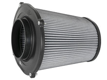 Load image into Gallery viewer, aFe Quantum Pro DRY S Air Filter Flat Top - 5in Flange x 9in Height Cold Air Intakes aFe