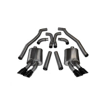 Load image into Gallery viewer, Corsa 2012-2015 Chevrolet Camaro Coupe ZL1 6.2L V8 Black Sport Cat-Back + XO Exhaust Catback CORSA Performance