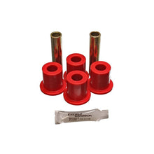 Load image into Gallery viewer, Energy Suspension Rr Spring Frame Shackle Kit - Red Bushing Kits Energy Suspension