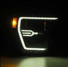 Load image into Gallery viewer, AlphaRex 21-22 Ford F150 Luxx-Series Projector Headlights Alpha-Black w/Activ Light/Seq Signal Headlights AlphaRex
