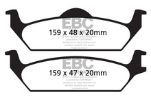 Load image into Gallery viewer, EBC 03-04 Dodge Dakota 2WD 3.9 Ultimax2 Rear Brake Pads Brake Pads - OE EBC