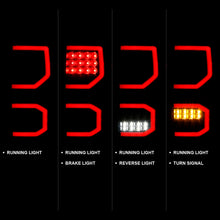 Load image into Gallery viewer, ANZO 2007-2013 Toyota Tundra LED Taillights Plank Style Black w/Smoke Lens Tail Lights ANZO