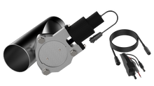 Load image into Gallery viewer, QTP 3.5in Bolt-On QTEC Electric Cutout Valve - Single Exhaust Cutouts QTP