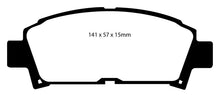 Load image into Gallery viewer, EBC 93-95 Toyota MR2 2.0 Turbo Yellowstuff Front Brake Pads Brake Pads - Performance EBC