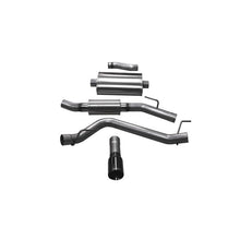 Load image into Gallery viewer, Corsa 2020-2024 Jeep Gladiator JT 3.0in Cat-Back Single Touring Side Exit w/ 4.0in Black Tip Catback CORSA Performance