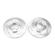 Load image into Gallery viewer, Power Stop 91-96 Mitsubishi Montero Front Evolution Drilled & Slotted Rotors - Pair Brake Rotors - Slot & Drilled PowerStop