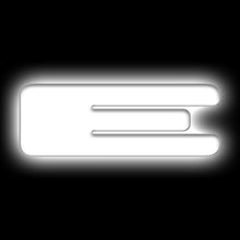 Load image into Gallery viewer, ORACLE Lighting Universal Illuminated LED Letter Badges - Matte Wht Surface Finish - E SEE WARRANTY Light Accessories and Wiring ORACLE Lighting