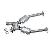 Load image into Gallery viewer, BBK 96-04 Mustang 4.6 GT / Cobra Short Mid X Pipe w Catalytic Converters 2-1/2 For Long Tube Headers X Pipes BBK