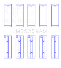 Load image into Gallery viewer, King Acura B18A1/B1/C1/C5 K20A / K24A (Size STD) Main Bearing Set Bearings King Engine Bearings