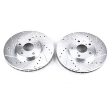 Load image into Gallery viewer, Power Stop 93-05 Lexus GS300 Front Evolution Drilled & Slotted Rotors - Pair Brake Rotors - Slot & Drilled PowerStop