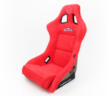 Load image into Gallery viewer, NRG FRP Bucket Seat ULTRA Edition - Large (Red Alcantara/Gold Glitter Back) Race Seats NRG