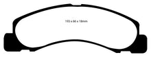 Load image into Gallery viewer, EBC 00-02 Ford Excursion 5.4 2WD Yellowstuff Front Brake Pads Brake Pads - Performance EBC