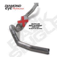 Load image into Gallery viewer, Diamond Eye KIT 4in CB SGL MFLR RPLCMENT PIPE SS 01-05 CHEVY/GMC 6.6L 2500/3500 Catback Diamond Eye Performance