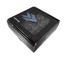 Load image into Gallery viewer, NRG 500 Series M12 X 1.5 Bullet Shape Steel Lug Nut Set - 21 Pc w/Lock Key - Black Lug Nuts NRG
