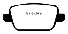 Load image into Gallery viewer, EBC 07-12 Land Rover LR2 3.2 Yellowstuff Rear Brake Pads Brake Pads - Performance EBC