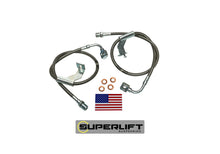 Load image into Gallery viewer, Superlift 1987 GM Pickup/87-91 Blazer/Suburban w/ 8-12in Lift Kit (Pair) Bullet Proof Brake Hoses Brake Line Kits Superlift