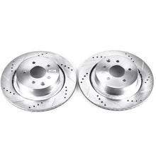 Load image into Gallery viewer, Power Stop 07-08 Infiniti G35 Rear Evolution Drilled & Slotted Rotors - Pair Brake Rotors - Slot & Drilled PowerStop