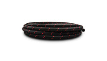 Load image into Gallery viewer, Vibrant -10 AN Two-Tone Black/Red Nylon Braided Flex Hose (10 foot roll) Hoses Vibrant