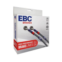 Load image into Gallery viewer, EBC 93-96 Mazda RX7 2.6TT (1.3 Rotary) (w/Vented Rear Rotors) Stainless Steel Brake Line Kit Brake Line Kits EBC