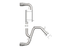 Load image into Gallery viewer, aFe Hyundai Veloster N 21-22 L4-2.0L (t) Takeda Axle-Back Exhaust System- Polished Tips Axle Back aFe