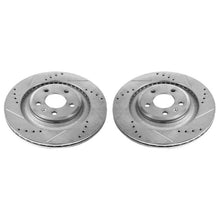 Load image into Gallery viewer, Power Stop 10-11 Audi S4 Rear Evolution Drilled & Slotted Rotors - Pair Brake Rotors - Slot & Drilled PowerStop