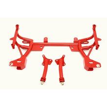 Load image into Gallery viewer, BMR 93-02 F-Body K-Member w/ Turbo SBC/BBC Motor Mounts and STD. Rack Mounts - Red Crossmembers BMR Suspension
