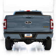 Load image into Gallery viewer, AWE Tuning 2021+ Ford F-150 Tremor (w/ Bumper Cutouts) 0FG Non-Resonated Catback -Diamond Black Tips Catback AWE Tuning