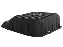 Load image into Gallery viewer, aFe Transmission Pan (Black w/ Machined Fins) 13-19 Dodge Diesel Trucks L6-6.7L (td) Diff Covers aFe