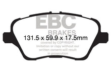 Load image into Gallery viewer, EBC 13+ Ford Fiesta 1.6 Turbo ST Greenstuff Front Brake Pads Brake Pads - Performance EBC